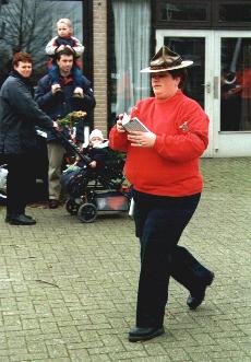 Marieke aan de wandel